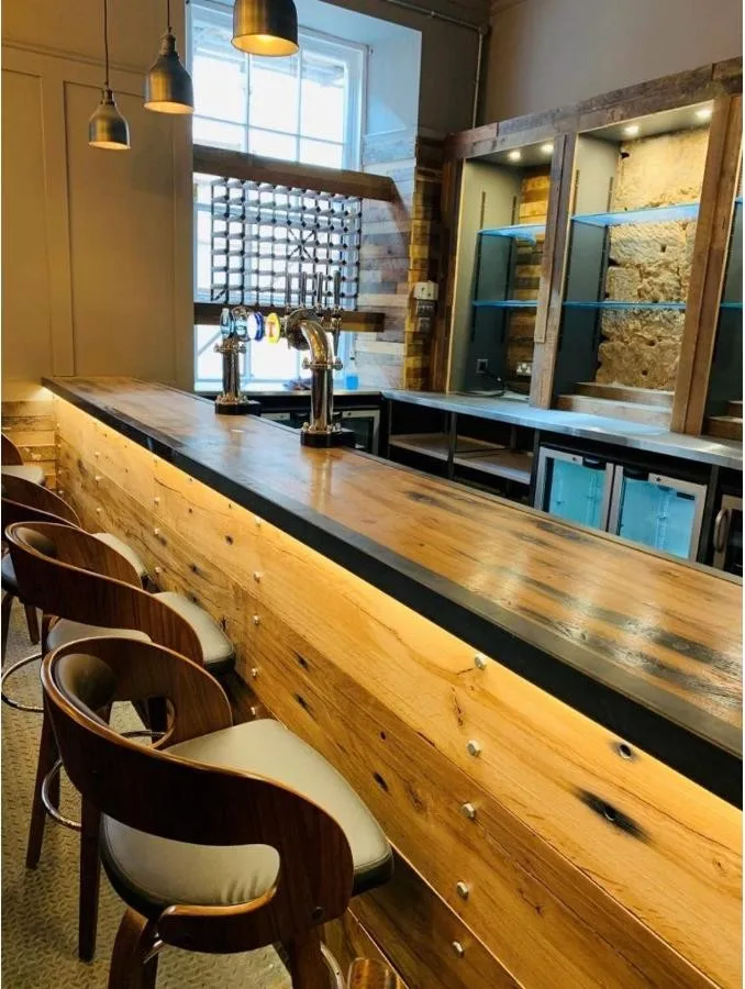 Wooden bar