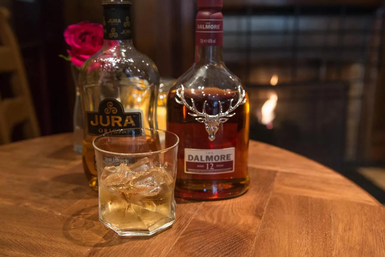 Whisky bottles